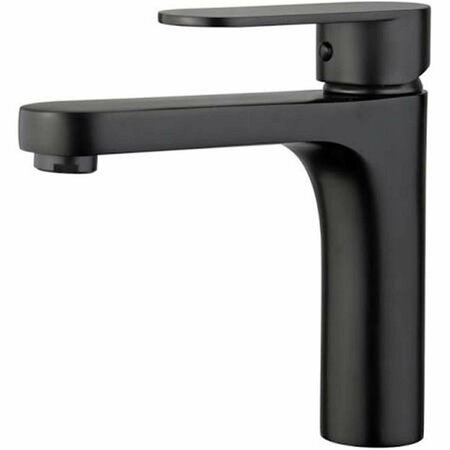 COMFORTCORRECT 2 x 5.3 x 7 in. Donostia Single Handle Bathroom Vanity Faucet New Black CO2797693